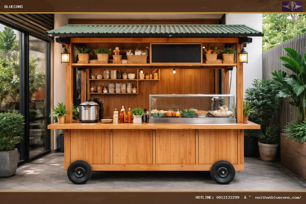 Xe kiot bán hàng – ảnh minh họa Bluecons