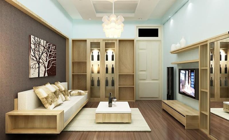 xưởng thi công nội thất gỗ căn hộ 15 Xưởng mộc thi công nội thất căn hộ chung cư