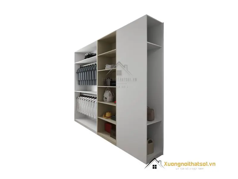 Xưởng sản xuất tủ quần áo đẹp mẫu 220mm