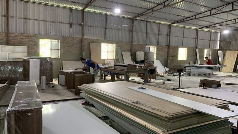 xưởng nội thất gỗ chung cư 13 Xưởng thi công nội thất gỗ công nghiệp TP.HCM