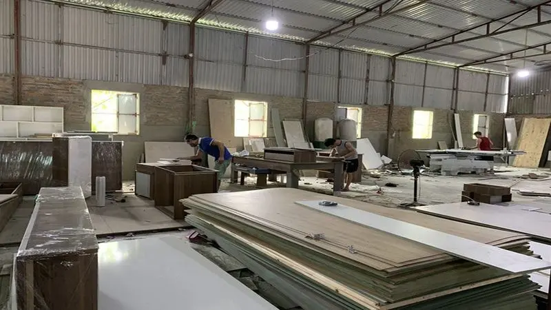 Xưởng thi công nội thất gỗ công nghiệp TP.HCM