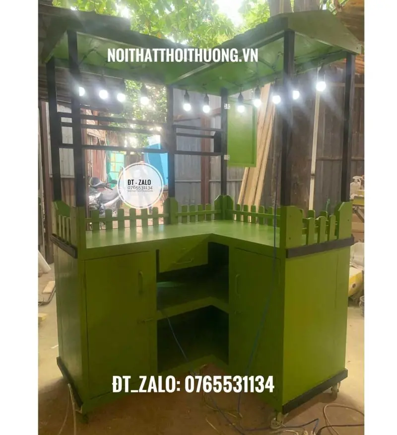 Hình ảnh quầy pha chế inox