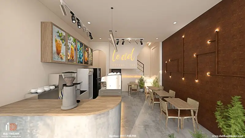 Không gian quán cafe đẹp